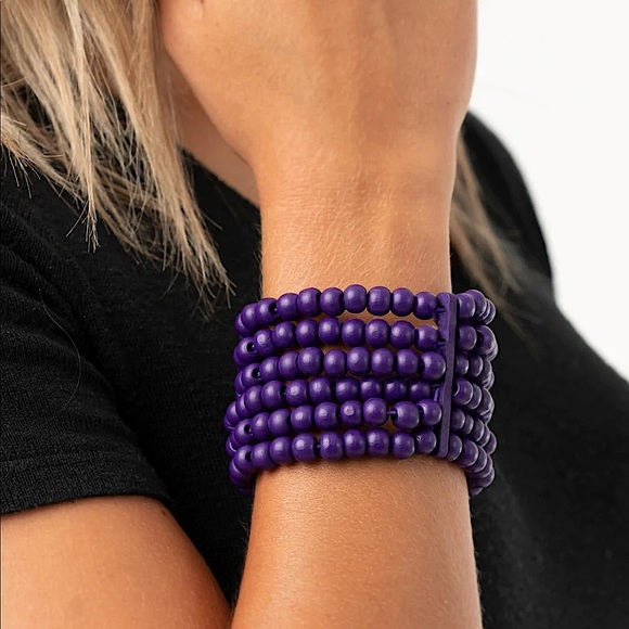 β€οΈβπ₯5/$25β€οΈβπ₯ Maldives Purple Bracelet